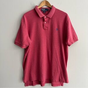 Polo by Ralph Lauren Pink Classic Polo Shirt Extra Large